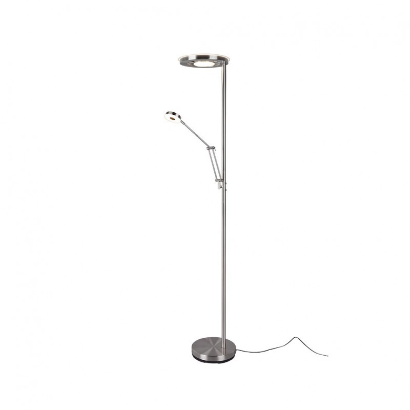 - Barrie - Matt Nickel Mother & Child CCT Floor Lamp Trio-424210307 - Barrie - Matt Nickel Mother & Child CCT Floor Lamp