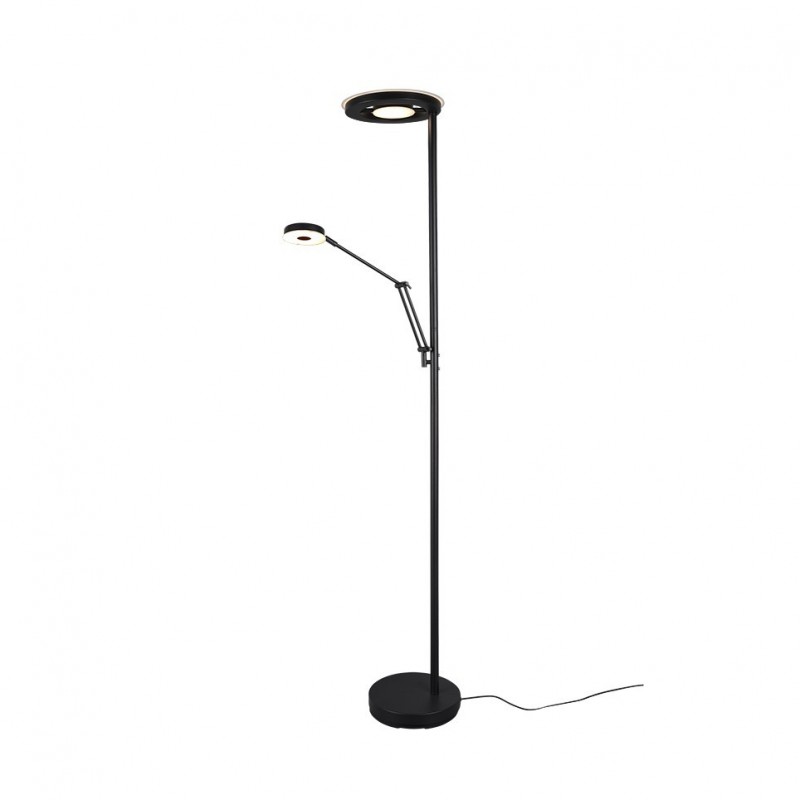 - Barrie - Matt Black Mother & Child CCT Floor Lamp Trio-424210332 - Barrie - Matt Black Mother & Child CCT Floor Lamp