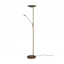 Brantford - Old Brass CCT Mother & Child Floor Lamp