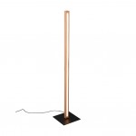 Bellari - Wooden & Black LED Floor Lamp Bellari - Wooden & Black LED Floor Lamp