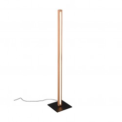 Bellari - Wooden & Black LED Floor Lamp Bellari - Wooden & Black LED Floor Lamp