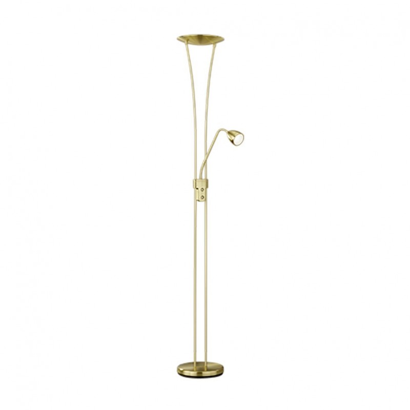 - Arizona - Matt Brass Mother & Child LED Floor Lamp Trio-426410208 - Arizona - Matt Brass Mother & Child LED Floor Lamp