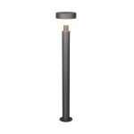 Mackenzie - Anthracite Post with White Diffuser Mackenzie - Anthracite Post with White Diffuser