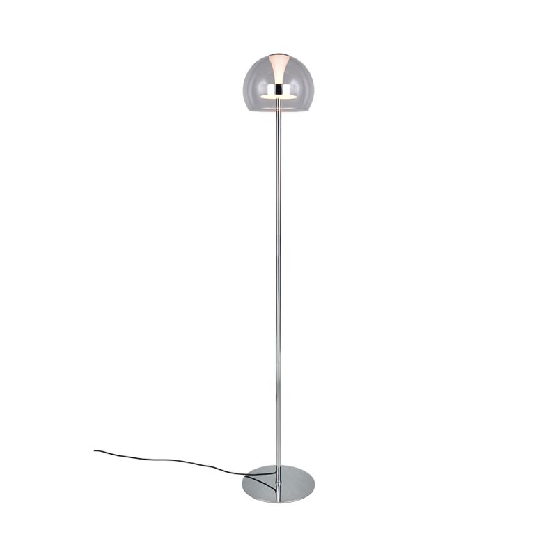 - Flynt - Chrome CCT Floor Lamp with Clear Glass Trio-431610106 - Flynt - Chrome CCT Floor Lamp with Clear Glass