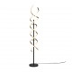 Trio-441810208 - Sequence - Black & Matt Brass CCT Floor Lamp