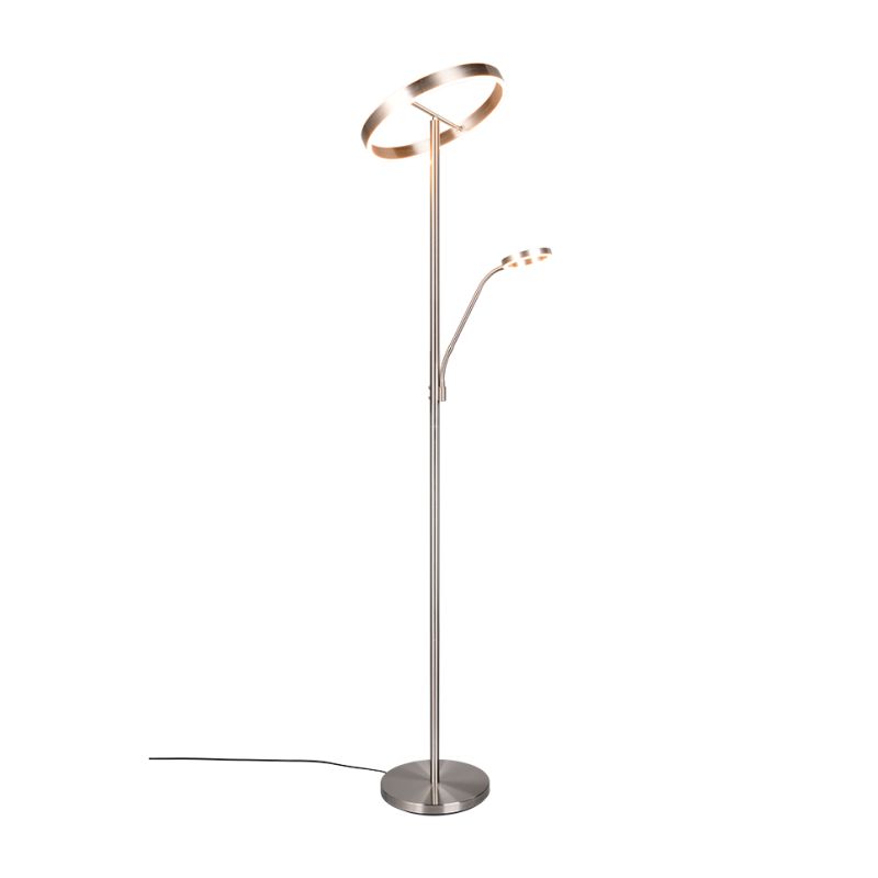 - Willis - Matt Nickel Mother & Child CCT Floor Lamp Trio-449510207 - Willis - Matt Nickel Mother & Child CCT Floor Lamp