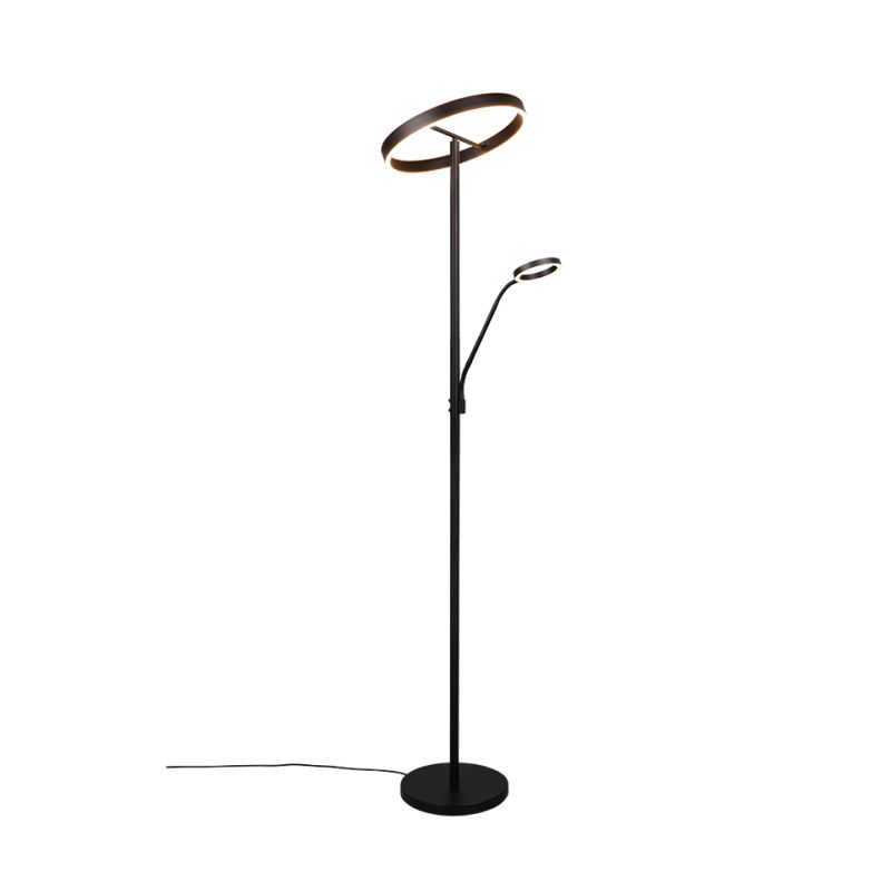 - Willis - Matt Black Mother & Child CCT Floor Lamp Trio-449510232 - Willis - Matt Black Mother & Child CCT Floor Lamp