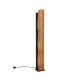 - Karuni - Wooden & Black Floor Lamp Trio-463300330 - Karuni - Wooden & Black Floor Lamp