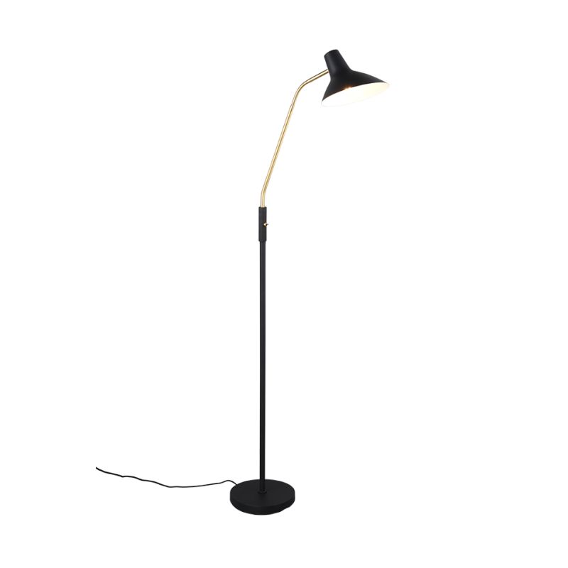 - Traveller - Black & Gold Floor Lamp Trio-463400180 - Traveller - Black & Gold Floor Lamp