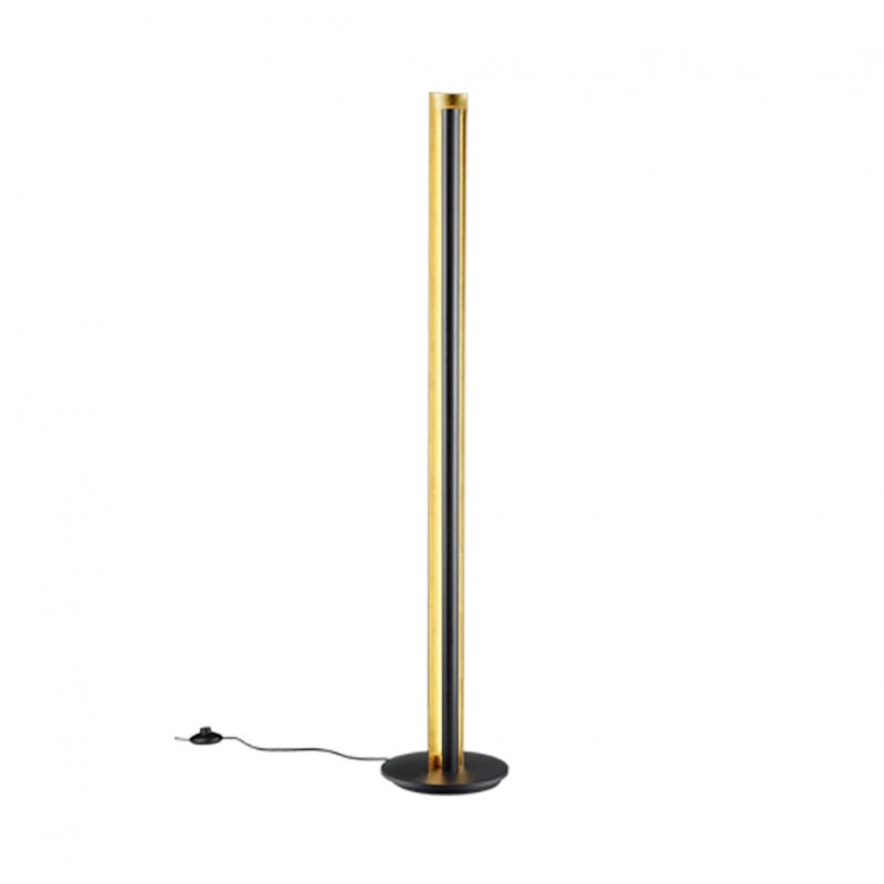 - Texel - Gold & Black LED Floor Lamp Trio-474410179 - Texel - Gold & Black LED Floor Lamp