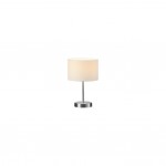 Hotel - Nickel Table Lamp with White Shade ∅ 20 cm Hotel - Nickel Table Lamp with White Shade ∅ 20 cm