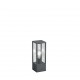 Trio-501860142 - Garonne - Anthracite Bollard with Clear Glass
