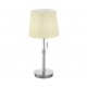 - Lyon - Matt Nickel Table Lamp with White Shade Trio-509100107 - Lyon - Matt Nickel Table Lamp with White Shade