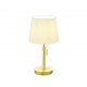 - Lyon - Matt Brass Table Lamp with White Shade Trio-509100108 - Lyon - Matt Brass Table Lamp with White Shade