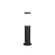 - Trioto - Matt Black Bollard with White Diffuser Trio-509760132 - Trioto - Matt Black Bollard with White Diffuser