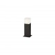 - Hudson - Anthracite Square Bollard with White Diffuser Trio-520060142 - Hudson - Anthracite Square Bollard with White Diffuser