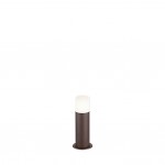 Hoosic - Rusty Bollard with White Diffuser Hoosic - Rusty Bollard with White Diffuser