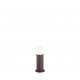 - Hoosic - Rusty Bollard with White Diffuser Trio-522260124 - Hoosic - Rusty Bollard with White Diffuser