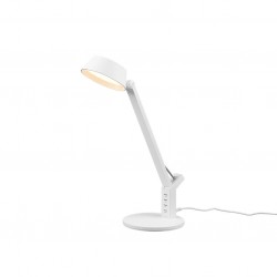 Ava - Matt White CCT Table Lamp with USB Ava - Matt White CCT Table Lamp with USB
