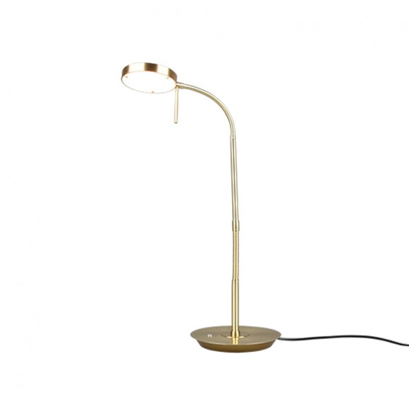 - Monza - Matt Brass CCT Desk Lamp Trio-523310108 - Monza - Matt Brass CCT Desk Lamp