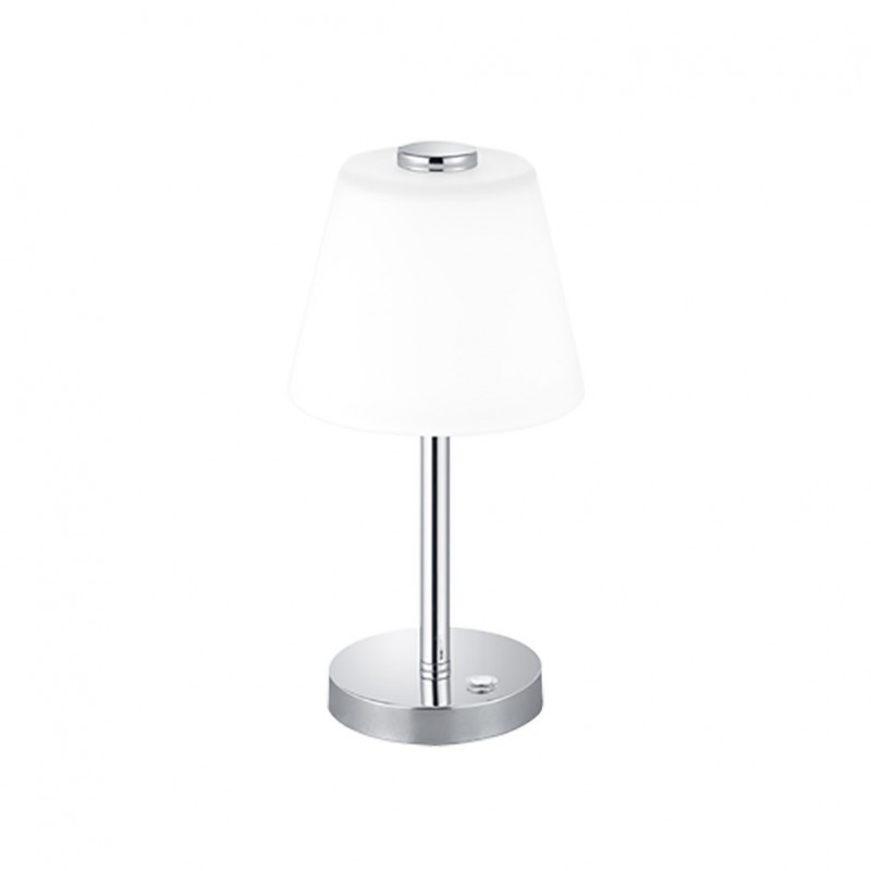 - Emerald - Chrome LED Table Lamp with White Opal Glass Trio-525490106 - Emerald - Chrome LED Table Lamp with White Opal Glass