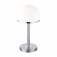 - Berlin - Matt Nickel LED Table Lamp with White Glass Trio-527590107 - Berlin - Matt Nickel LED Table Lamp with White Glass