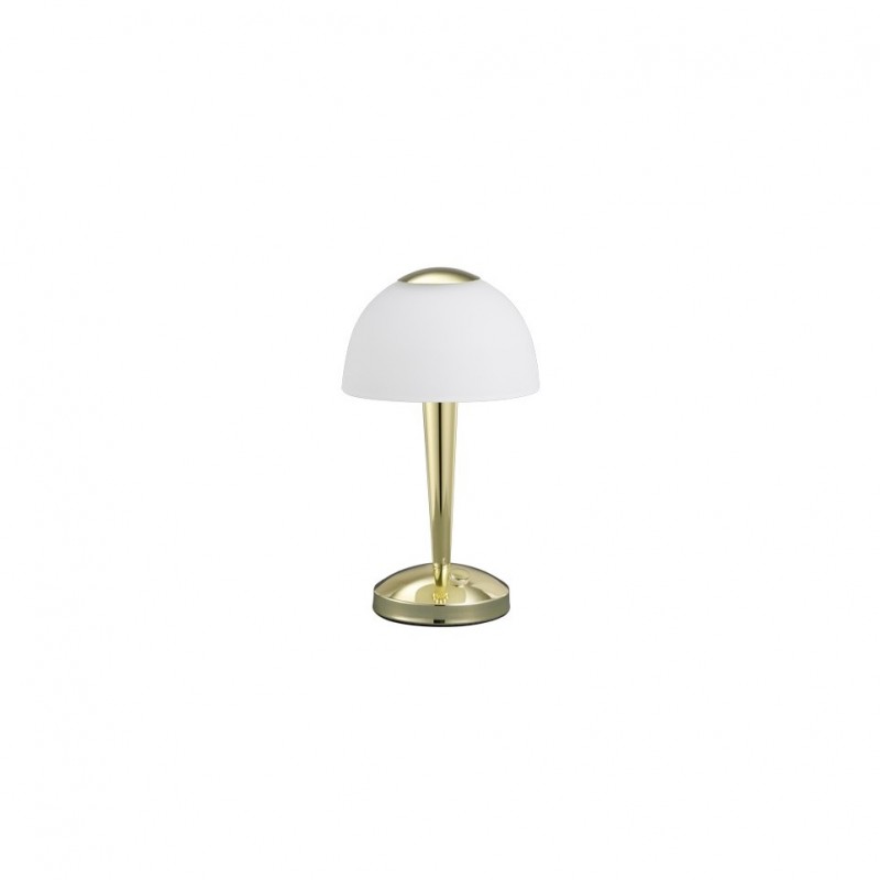 - Ventura - Polished Brass LED Table Lamp with Opal White Glass Trio-529990103 - Ventura - Polished Brass LED Table Lamp with Opal White Glass
