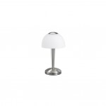 Ventura - Matt Nickel LED Table Lamp with Opal White Glass Ventura - Matt Nickel LED Table Lamp with Opal White Glass