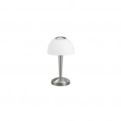 Ventura - Matt Nickel LED Table Lamp with Opal White Glass Ventura - Matt Nickel LED Table Lamp with Opal White Glass