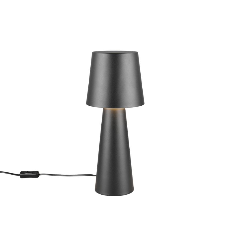 - Nubian - Matt Black Table Lamp Trio-562900132 - Nubian - Matt Black Table Lamp