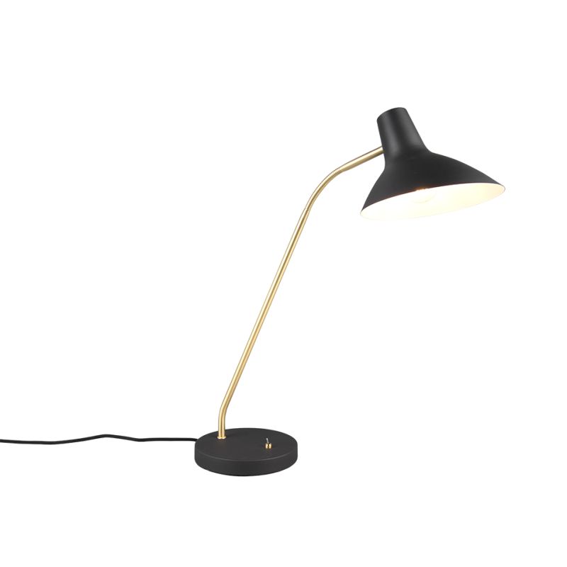 Trio-563400180 - Traveller - Black & Gold Table Lamp