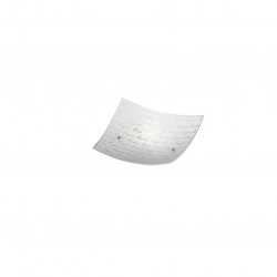 Signa - White Flush with White Glass with Clear Letters Signa - White Flush with White Glass with Clear Letters
