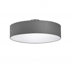 Hotel - Nickel Ceiling Lamp with Grey Shade ∅ 50 cm Hotel - Nickel Ceiling Lamp with Grey Shade ∅ 50 cm