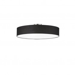 Hotel - Nickel Ceiling Lamp with Black Shade ∅ 65 cm Hotel - Nickel Ceiling Lamp with Black Shade ∅ 65 cm