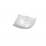 Spirelli - Decorative 2 Light Ceiling Lamp with White Glass Spirelli - Decorative 2 Light Ceiling Lamp with White Glass