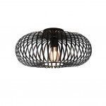 Johann - Matt Black Ceiling Lamp Ø 40 cm