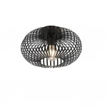 Johann - Matt Black Ceiling Lamp Ø 30 cm