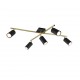 - Marley - Matt Black & Gold 5 Spotlights Trio-612400580 - Marley - Matt Black & Gold 5 Spotlights