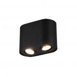 Cookie - Adjustable Surface Mounted Black Twin Spotlight Cookie - Adjustable Surface Mounted Black Twin Spotlight