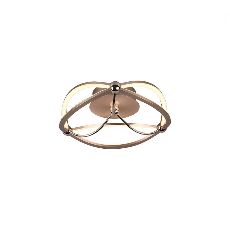 - Charivari - Matt Brass LED Ceiling Lamp ∅ 41 cm Trio-621210108 - Charivari - Matt Brass LED Ceiling Lamp ∅ 41 cm