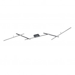 Arvin - Adjustable Matt Black RGBW Ceiling Lamp with Remote Control Arvin - Adjustable Matt Black RGBW Ceiling Lamp with Remote Control