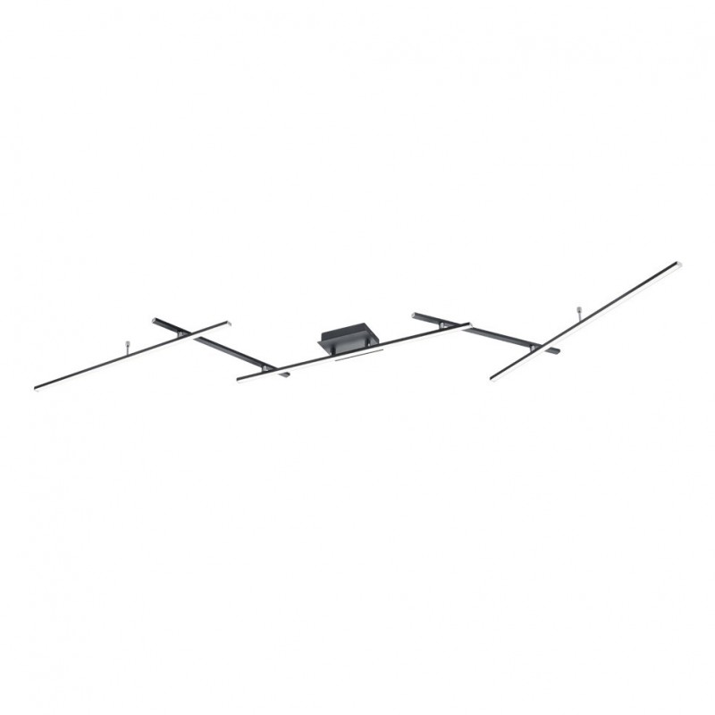 - Arvin - Adjustable Matt Black RGBW Ceiling Lamp with Remote Control Trio-628410532 - Arvin - Adjustable Matt Black RGBW Ceiling Lamp with Remote Control