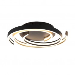 Caya - Black & Matt Brass CCT Ceiling Lamp Caya - Black & Matt Brass CCT Ceiling Lamp