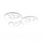 Groovy - White 3 Light LED Ceiling Lamp with Decorative Crystal 4000K Groovy - White 3 Light LED Ceiling Lamp with Decorative Crystal 4000K