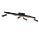 Trio-648310532 - Zeno - Matt Black CCT 4 Spotlights with Remote Control