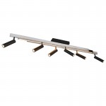 Zeno - Brushed Aluminium & Black CCT 6 Spotlights with Remote Control Zeno - Brushed Aluminium & Black CCT 6 Spotlights with Remote Control