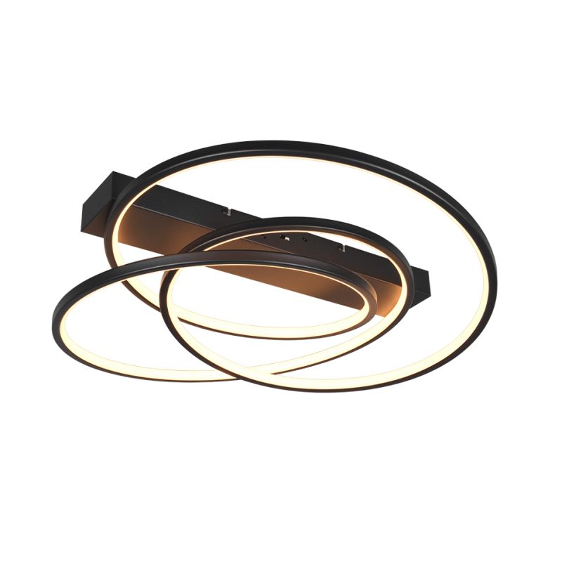 - Darvin - Matt Black CCT Ceiling Lamp Trio-649110132 - Darvin - Matt Black CCT Ceiling Lamp