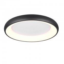 Cardona - Matt Black CCT Ceiling Lamp ∅ 62 cm