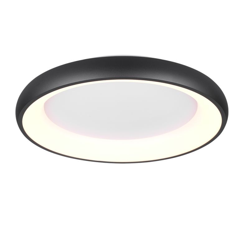 Trio-649616032 - Cardona - Matt Black CCT Ceiling Lamp ∅ 62 cm
