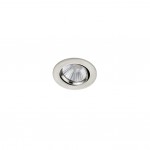 Pamir - Adjustable Matt Nickel LED Recessed Downlight Ø 8.5 cm